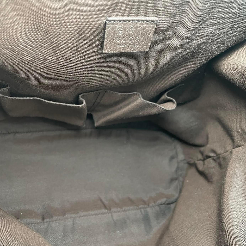 GUCCI Canvas Rucksack Drawstring Backpack