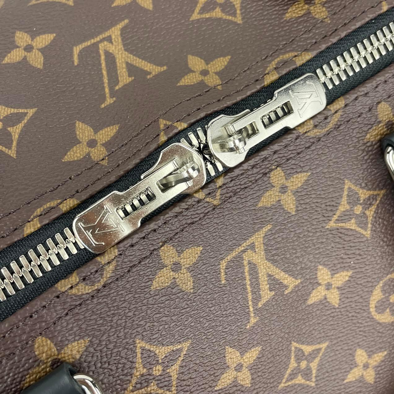 LOUIS VUITTON Monogram Macassar Keepall Bandoulière 55
