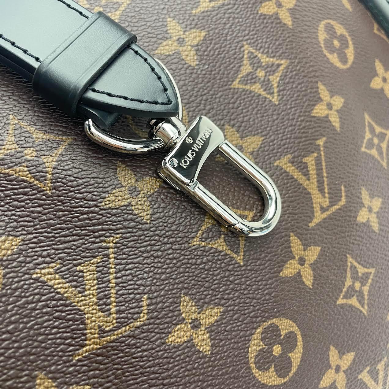 LOUIS VUITTON Monogram Macassar Keepall Bandoulière 55