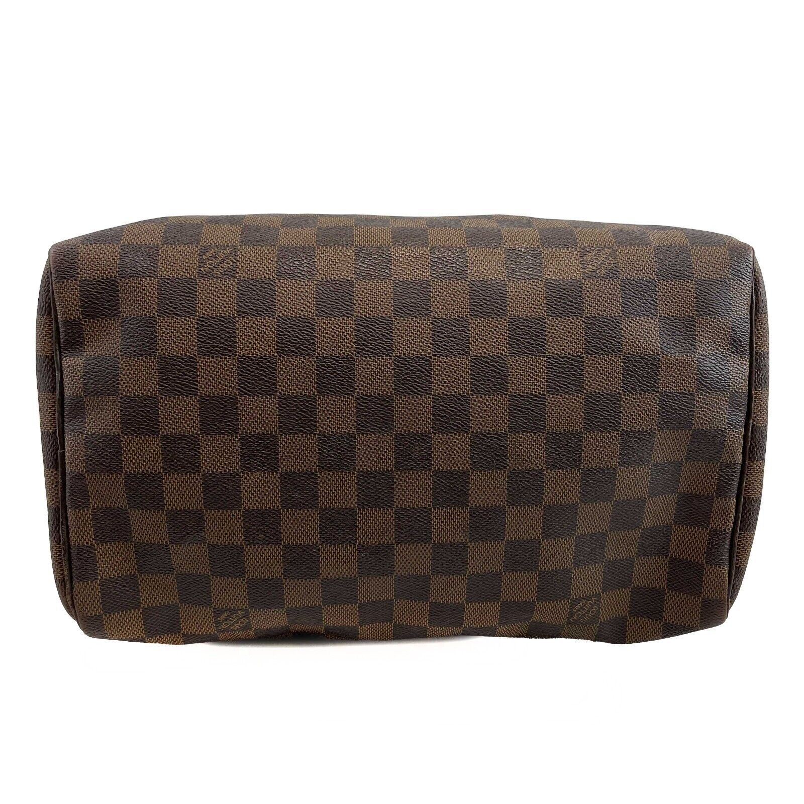 LOUIS VUITTON Speedy 30 2013 Damier Ebene Brown Handbag
