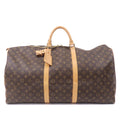 Louis Vuitton Monogram Keep All 60 Boston Bag Brown M41422