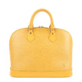 Louis Vuitton Epi Alma PM Hand Bag Tassili Yellow M52149