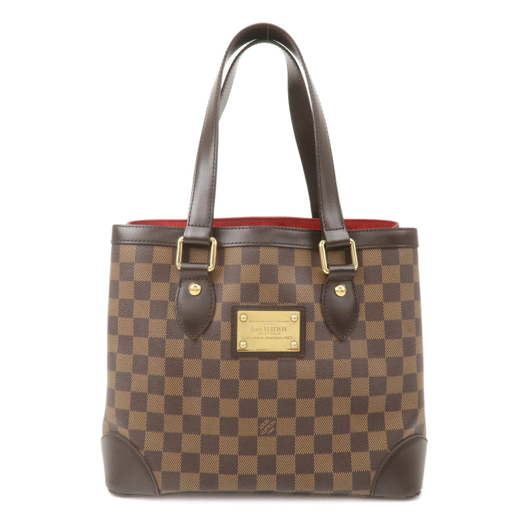 Louis Vuitton Damier Ebene Hampstead PM Hand Bag Brown N51205