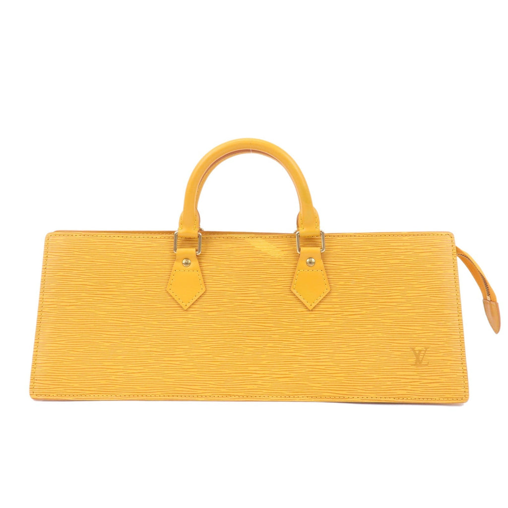 Louis Vuitton Epi Sac Triangle Hand Bag Tassili Yellow M52099