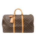 Louis Vuitton Monogram Keep All 50 Boston Bag Brown M41426