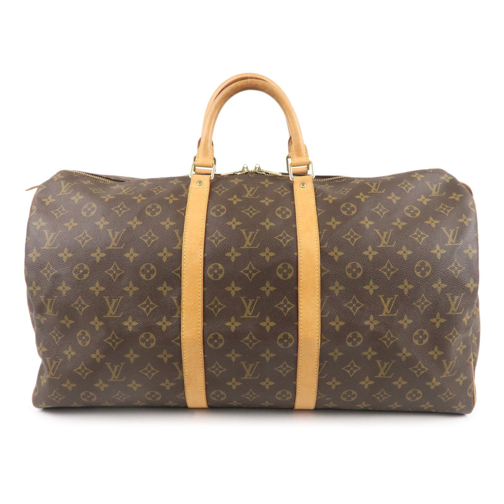 Louis Vuitton Monogram Keep All 55 Boston Bag Brown M41424