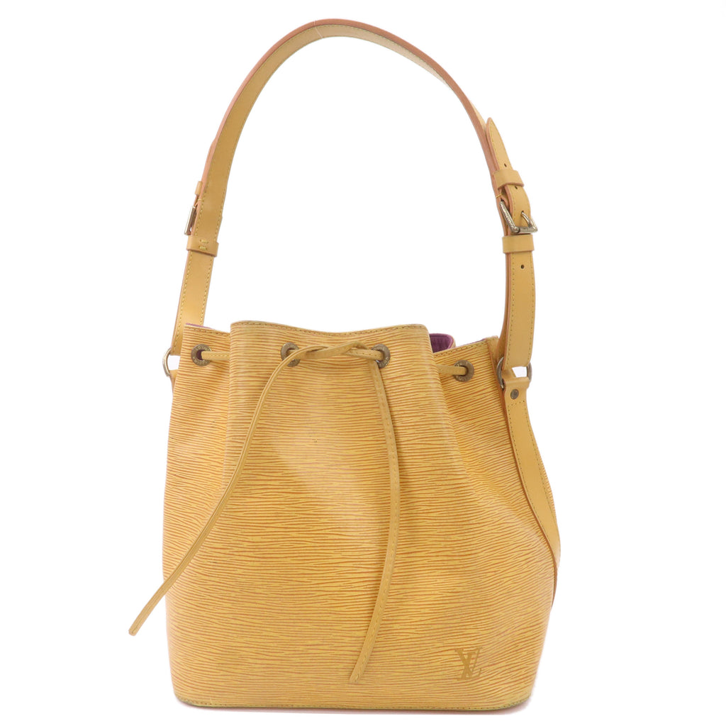 AuthenticLouis Vuitton Epi Petit Noe Shoulder Bag Tassili Yellow M44109