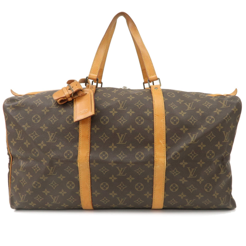 Louis Vuitton Monogram Sac Souple 55 Boston Bag Brown M41622