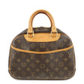 Louis Vuitton Monogram Trouville Hand Bag Brown M42228