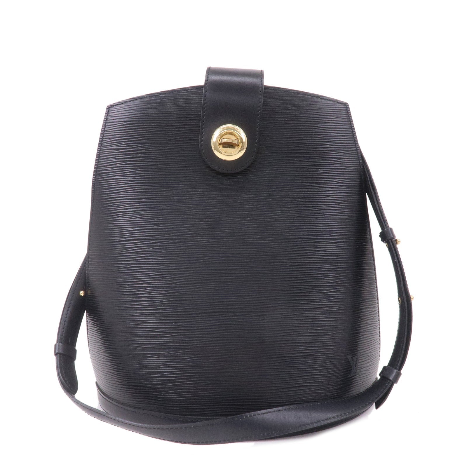 Louis Vuitton Epi Cluny Shoulder Bag Black Noir M52252