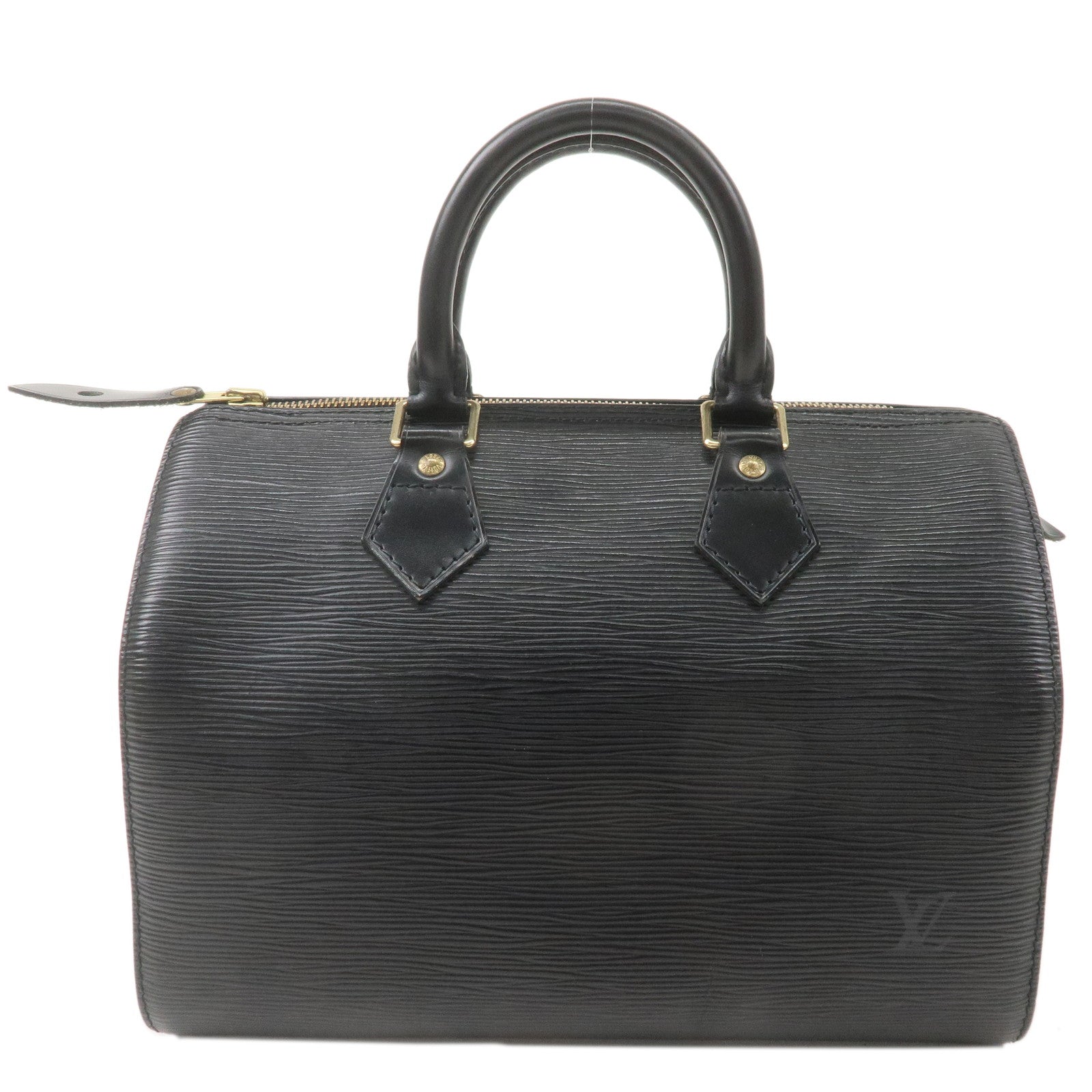 Louis Vuitton Epi Speedy 25 Boston Bag Hand Bag Noir Black M43012