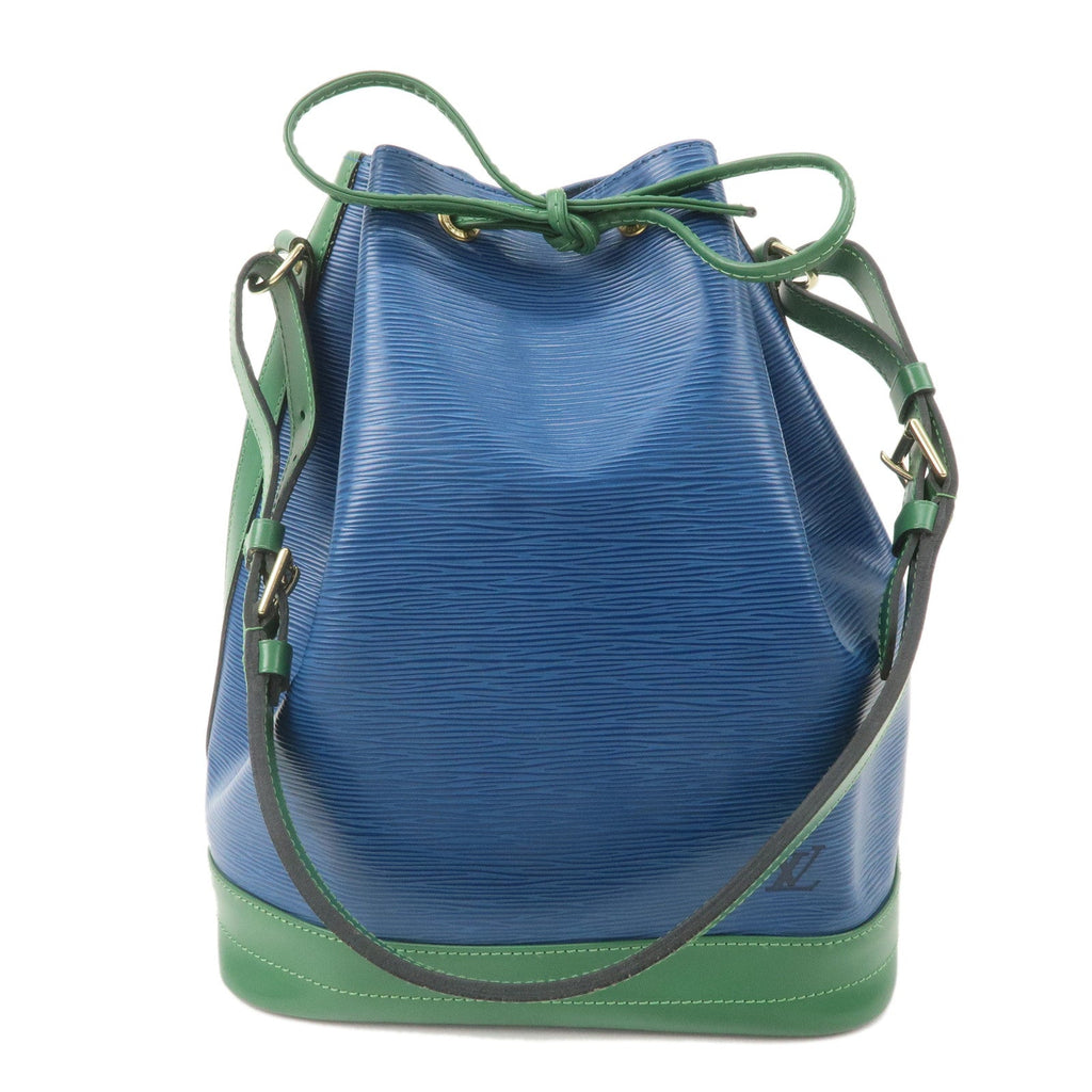 Louis Vuitton Epi Bi-Color Noe Shoulder Bag Blue Green M44044
