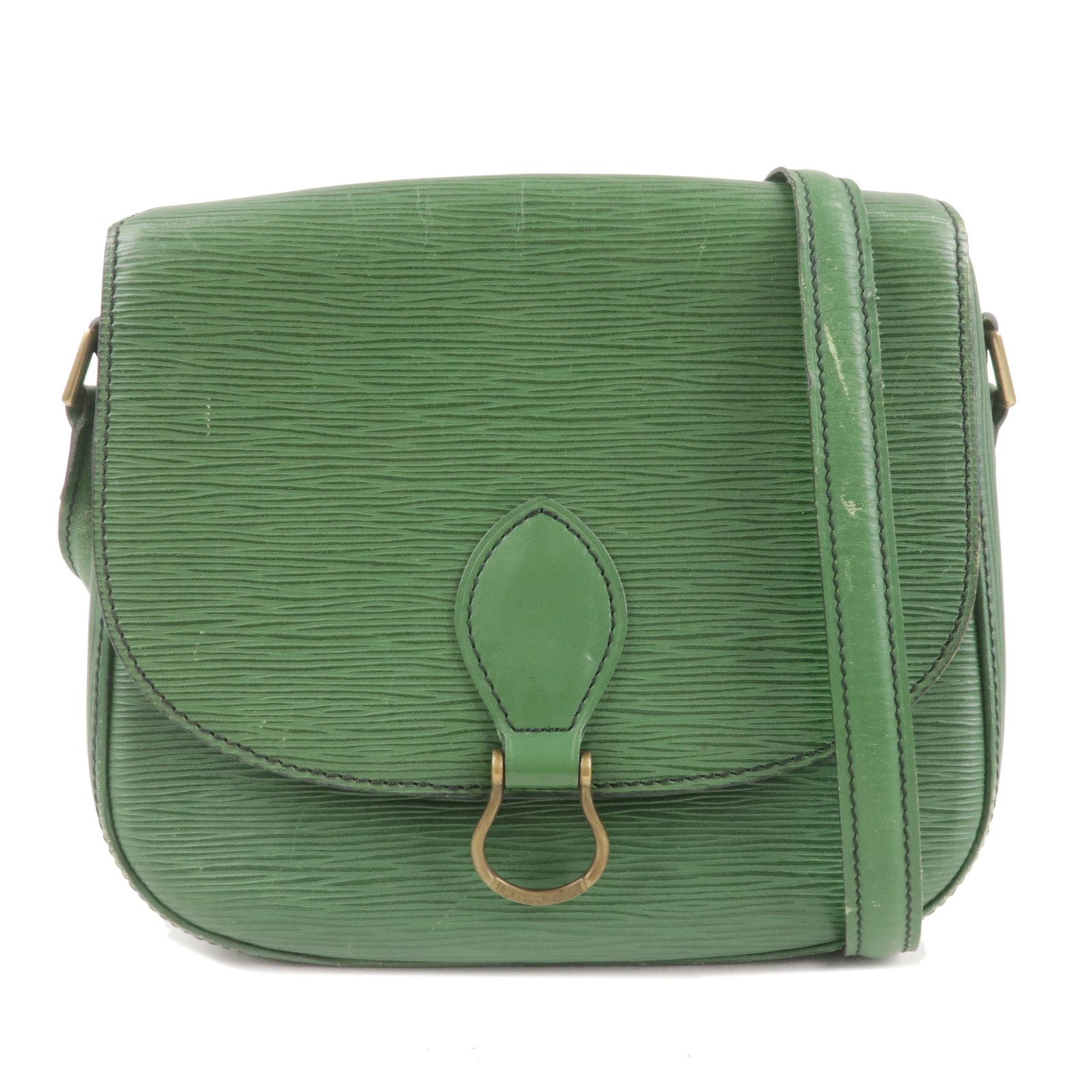 Louis Vuitton Epi Saint Cloud Shoulder Bag Borneo Green M52194