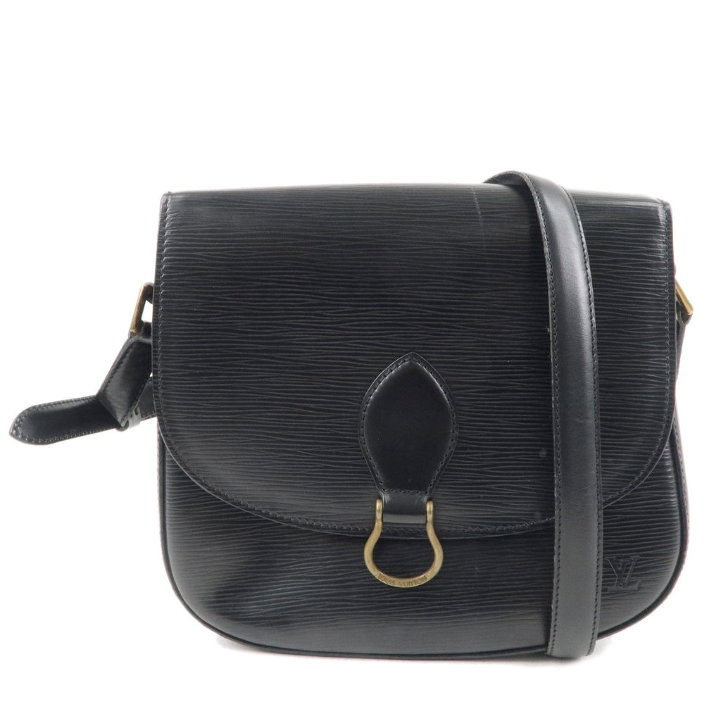 Louis Vuitton Epi Saint Cloud Shoulder Bag Black Noir M52192