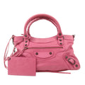 BALENCIAGA The First Leather 2Way Bag Hand Bag Pink 103208