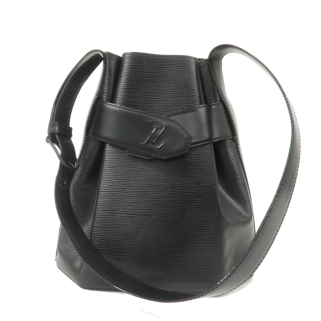 Louis Vuitton Epi Sac D'epaule PM Bucket Bag Noir Black M80157
