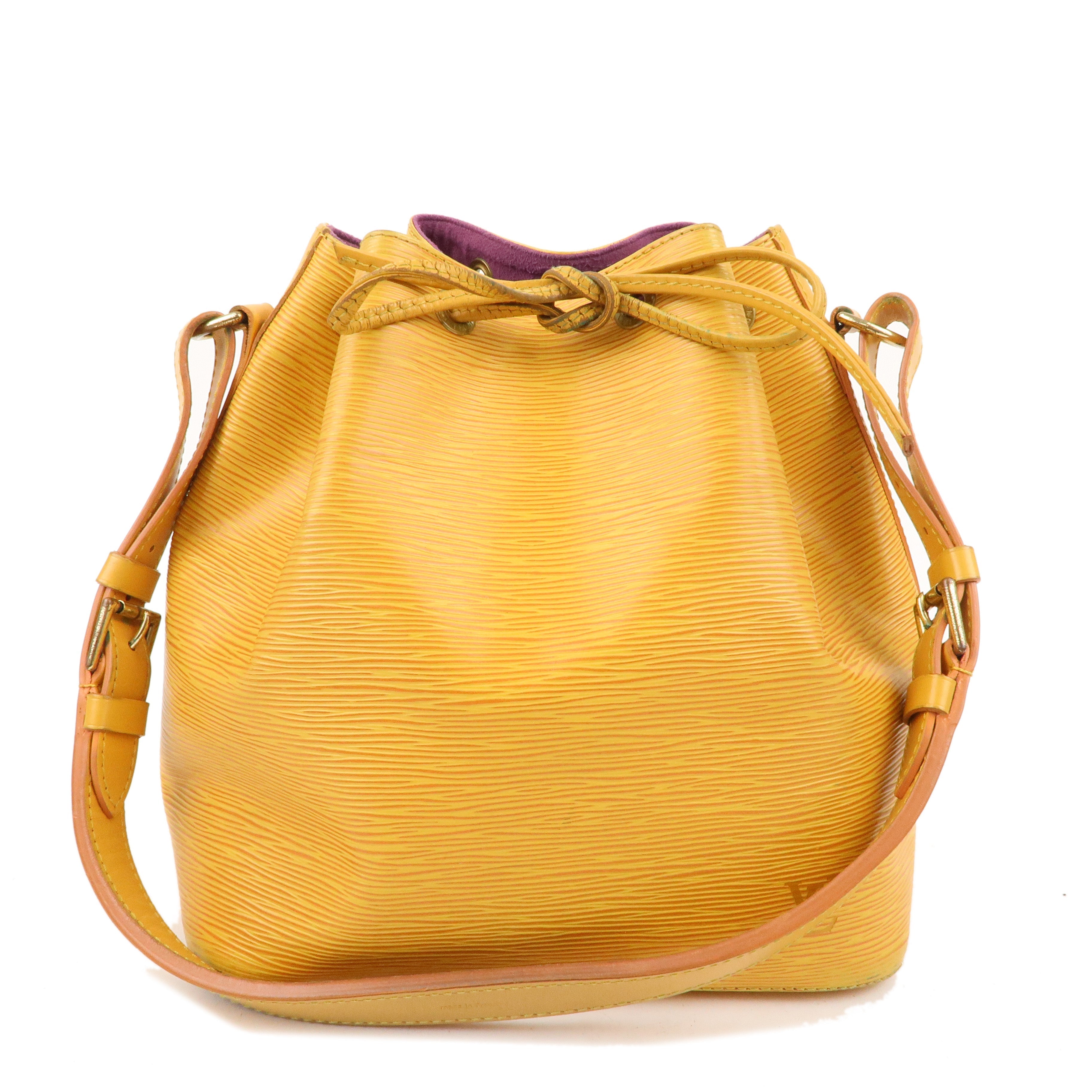 Louis Vuitton Epi Petit Noe Shoulder Bag Tassili Yellow M44109