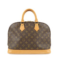 Louis Vuitton Monogram Alma Hand Bag Brown M51130