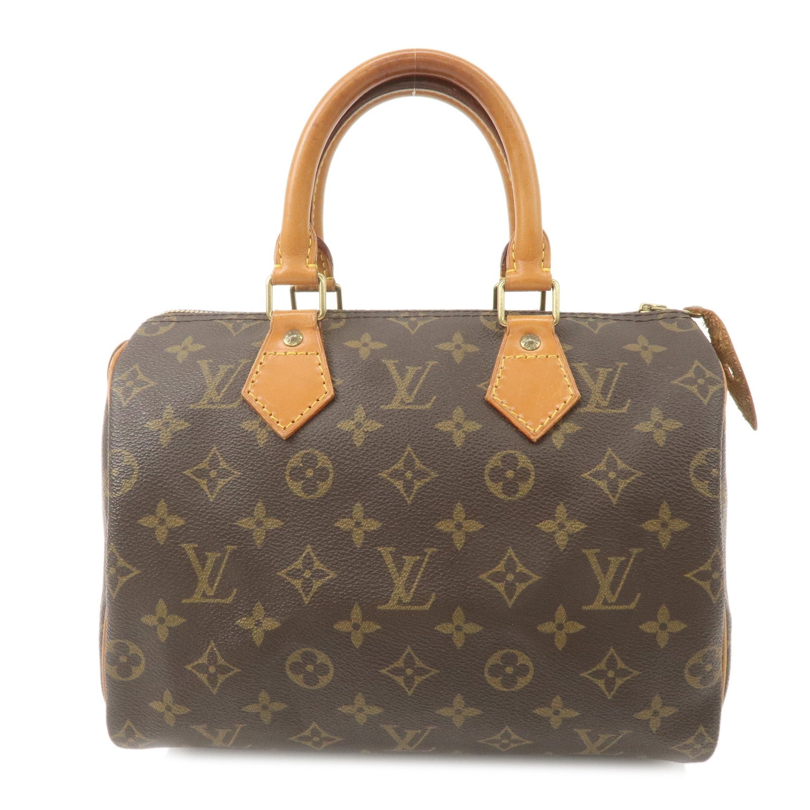 Louis Vuitton Monogram Speedy 25 Hand Bag Boston Bag M41528