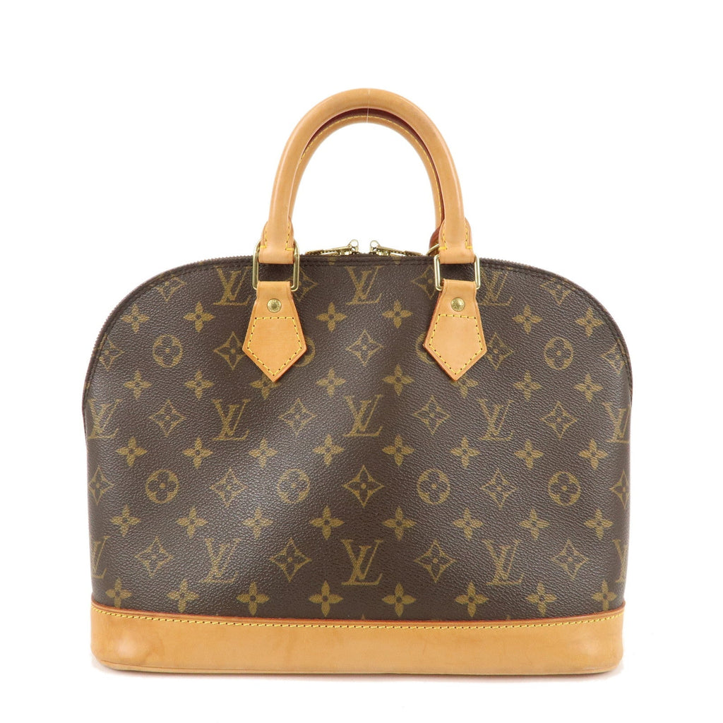 Louis Vuitton Monogram Alma Hand Bag Brown M51130