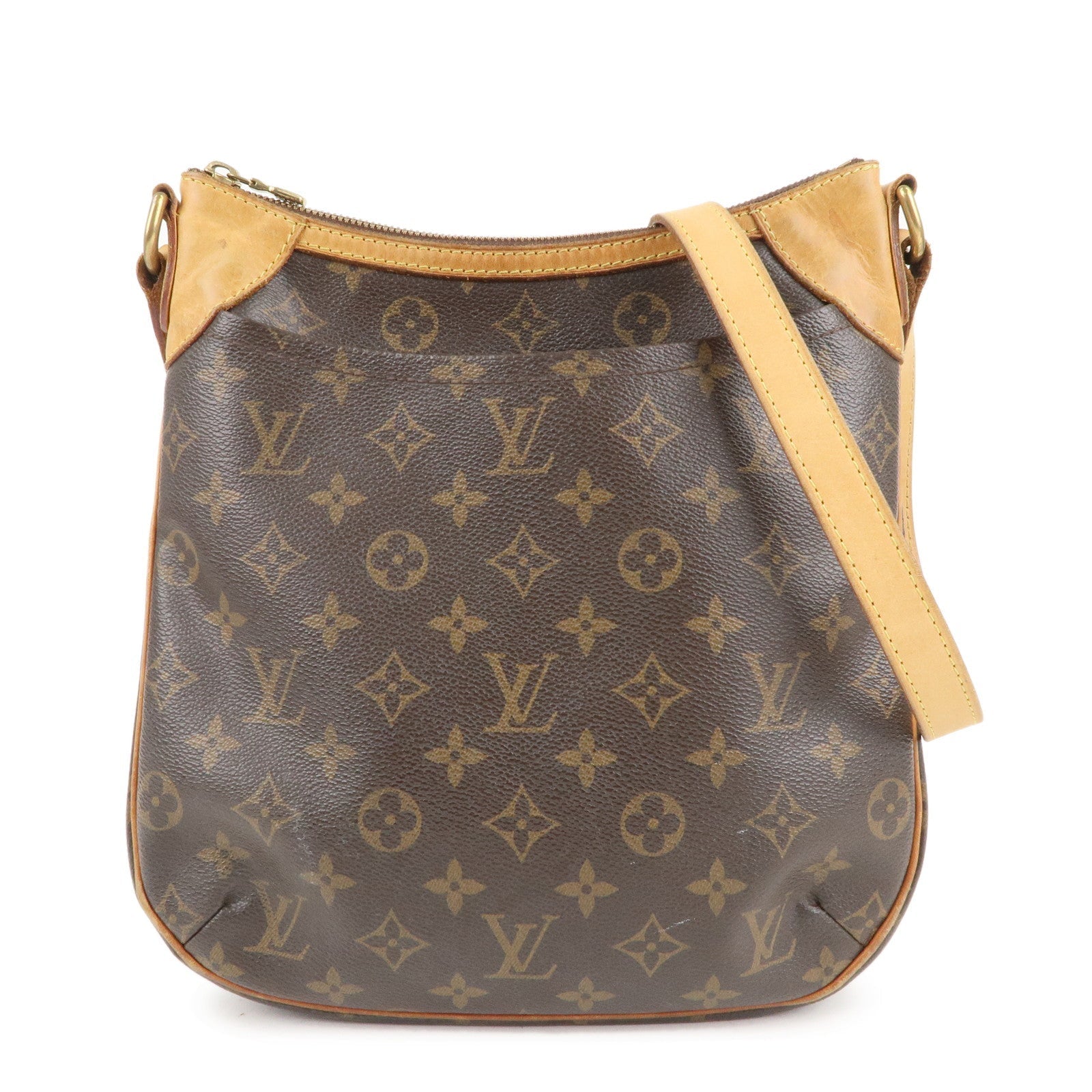 Louis Vuitton Monogram Odeon PM Shoulder Bag Brown M56390