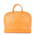 Louis Vuitton Epi Alma Hand Bag Mandarin Orange M5124H