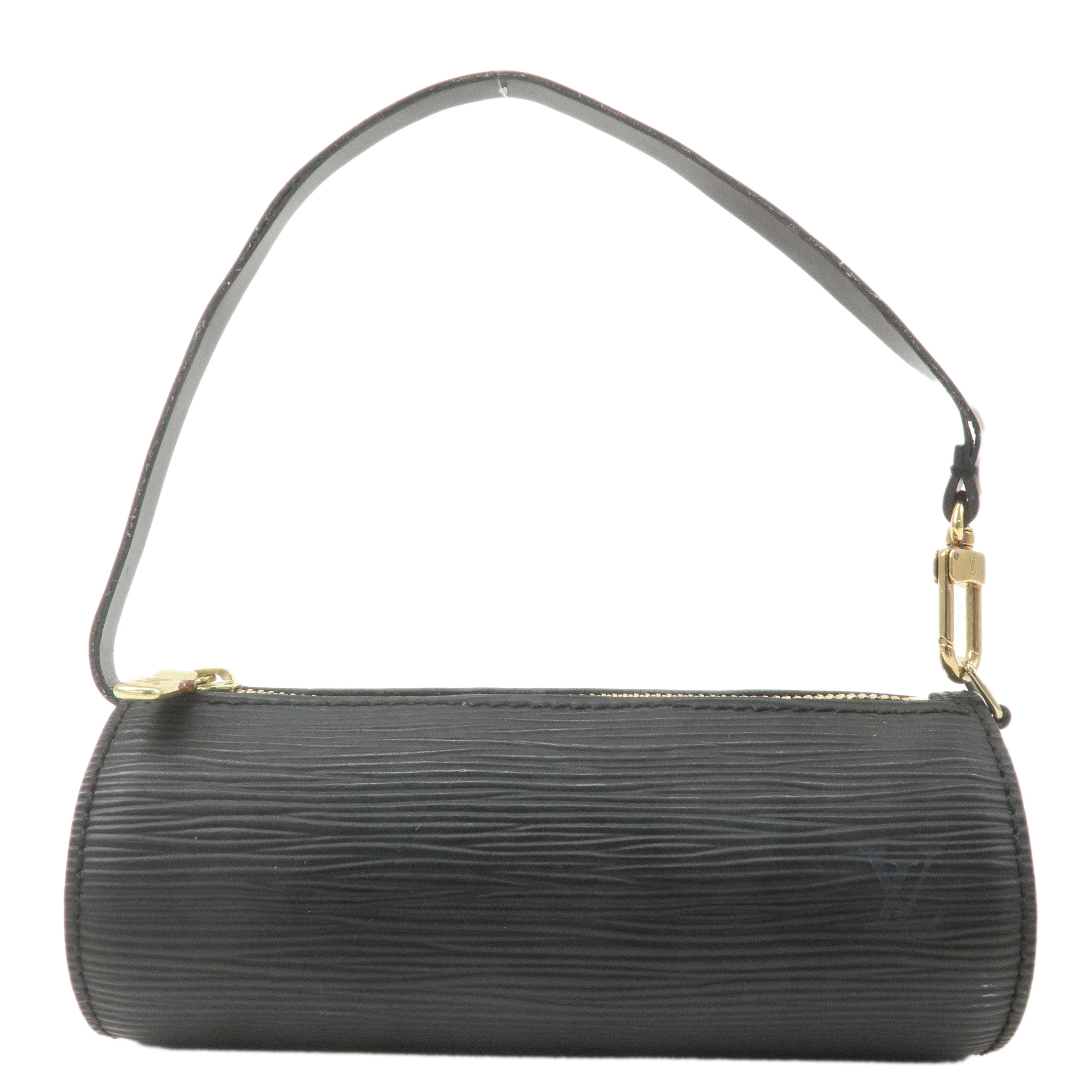 Louis Vuitton Epi Mini Pouch For Soufflot Hand Bag Noir Black F/S