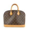 Louis Vuitton Monogram Alma Hand Bag Brown M51130