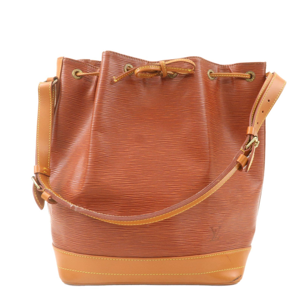 Louis Vuitton Epi Noe Bi-Color Shoulder Bag Kenya Brown M44028