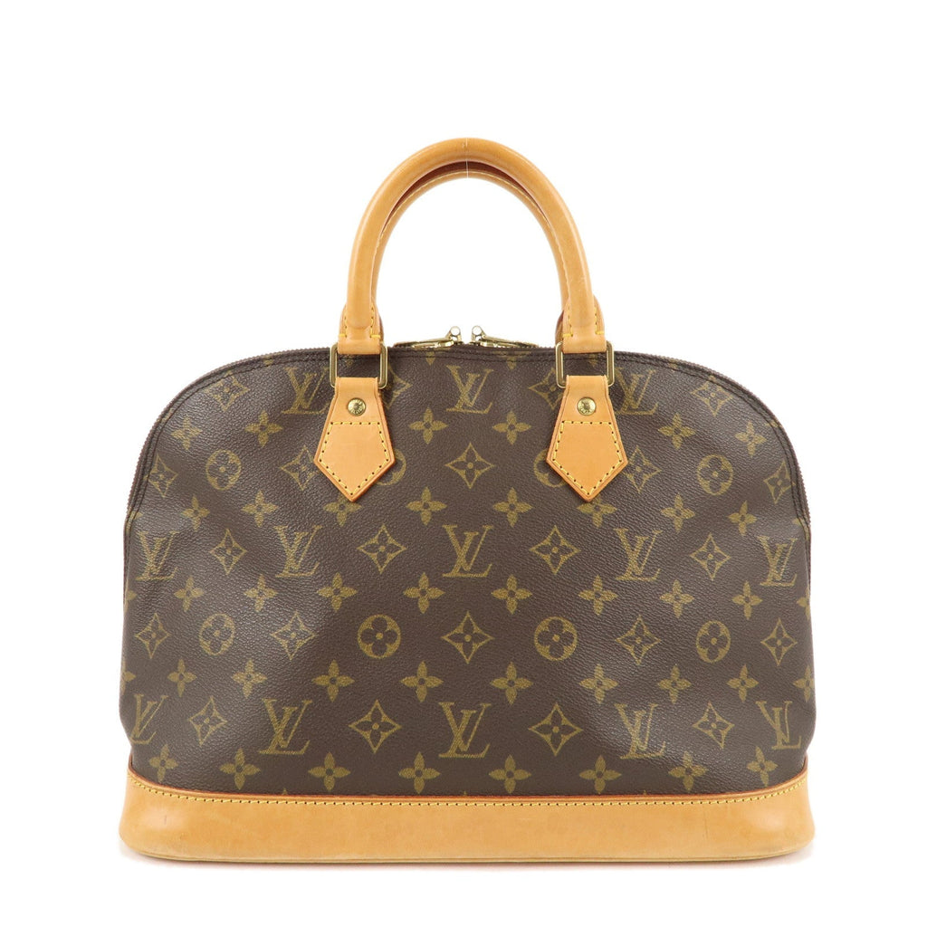 Louis Vuitton Monogram Alma Hand Bag Brown M51130