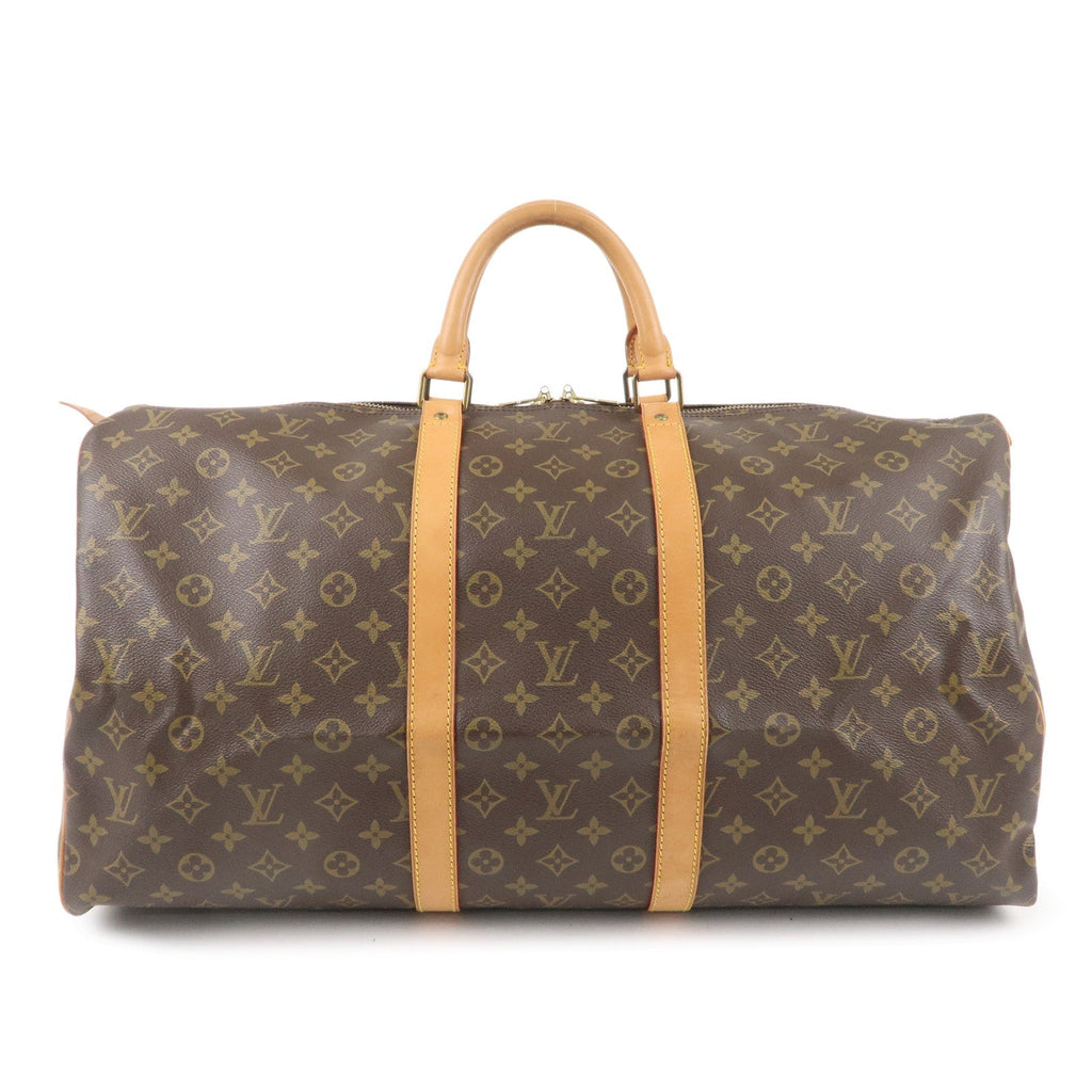 Louis Vuitton Monogram Keep All 55 Boston Bag Brown M41424