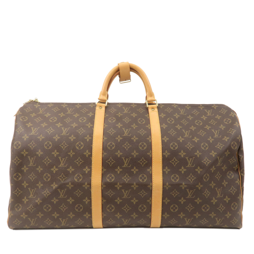 Louis Vuitton Monogram Keep All 60 Boston Bag Brown M41422