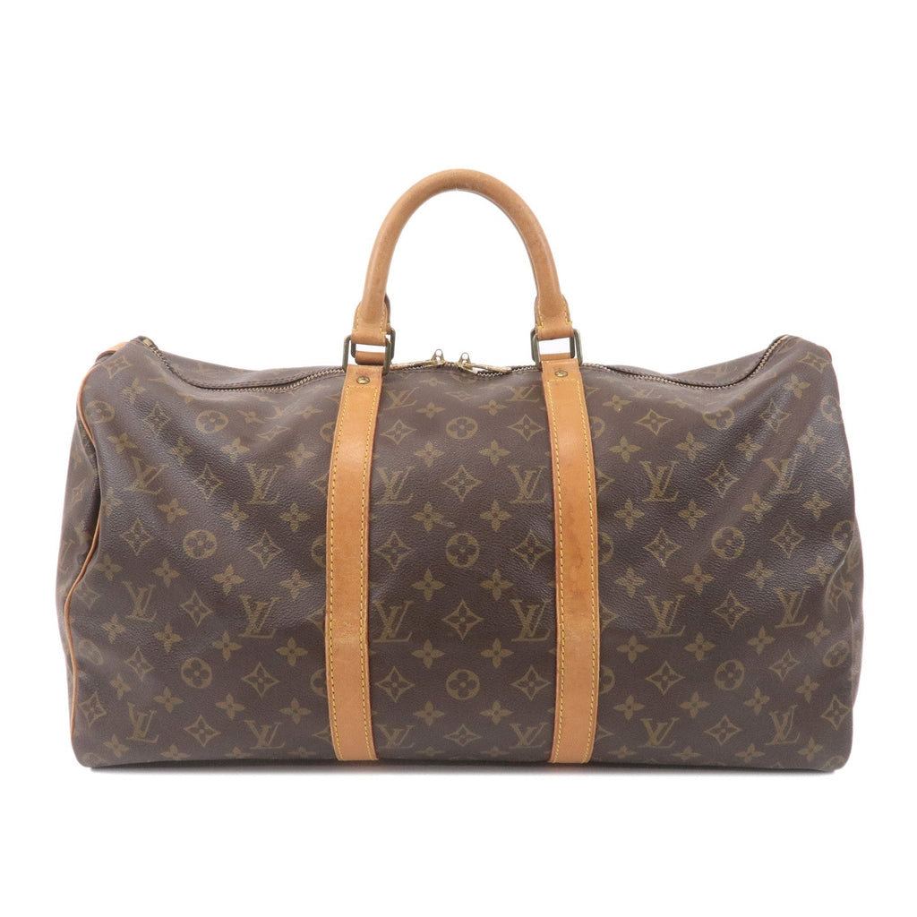 Louis Vuitton Monogram Keep All 50 Bag Brown M41426