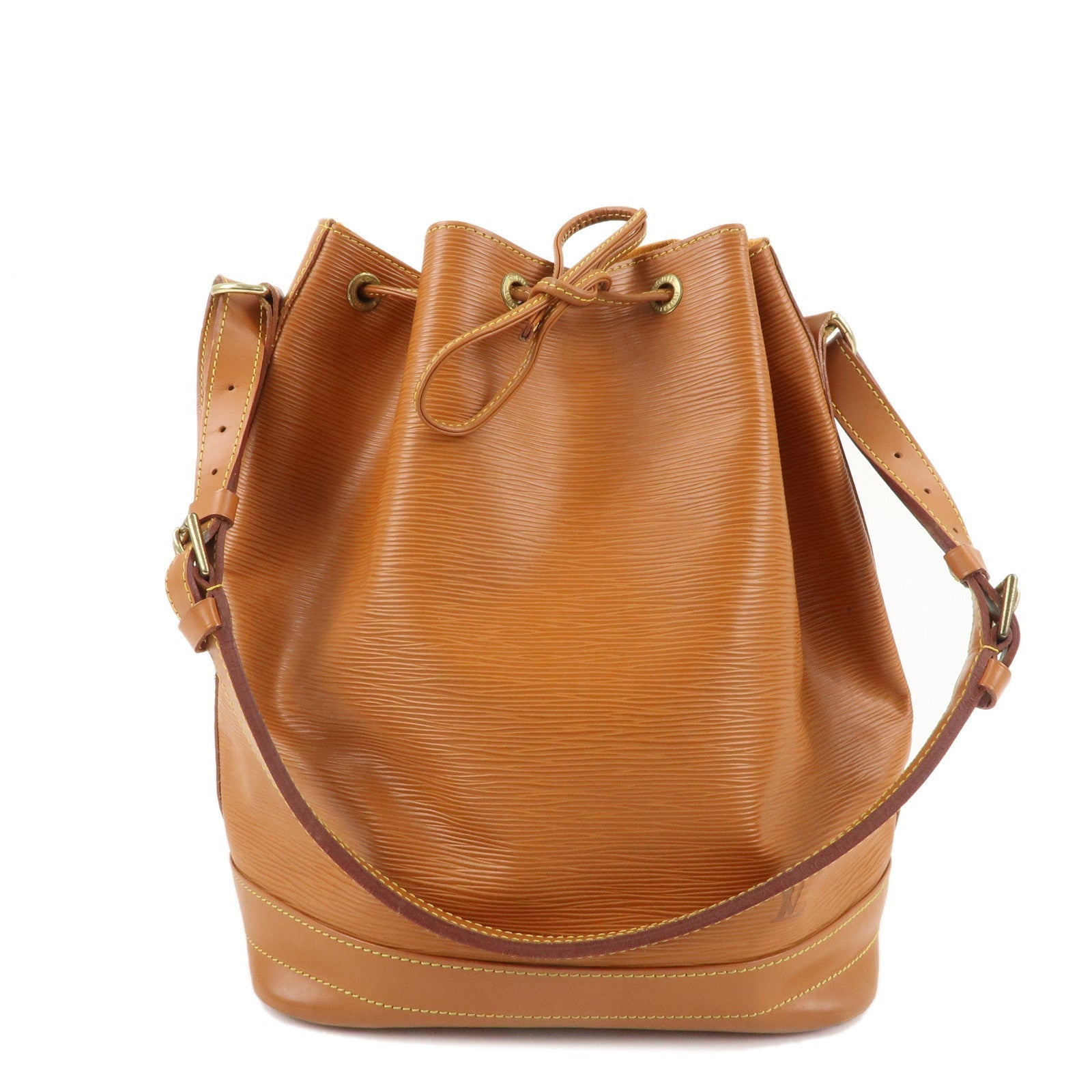 Louis Vuitton Epi Leather Noe Shoulder Bag Zipang Gold M44008