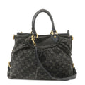 Louis Vuitton Monogram Denim Neo Cabby GM Shoulder Bag Noir M95352