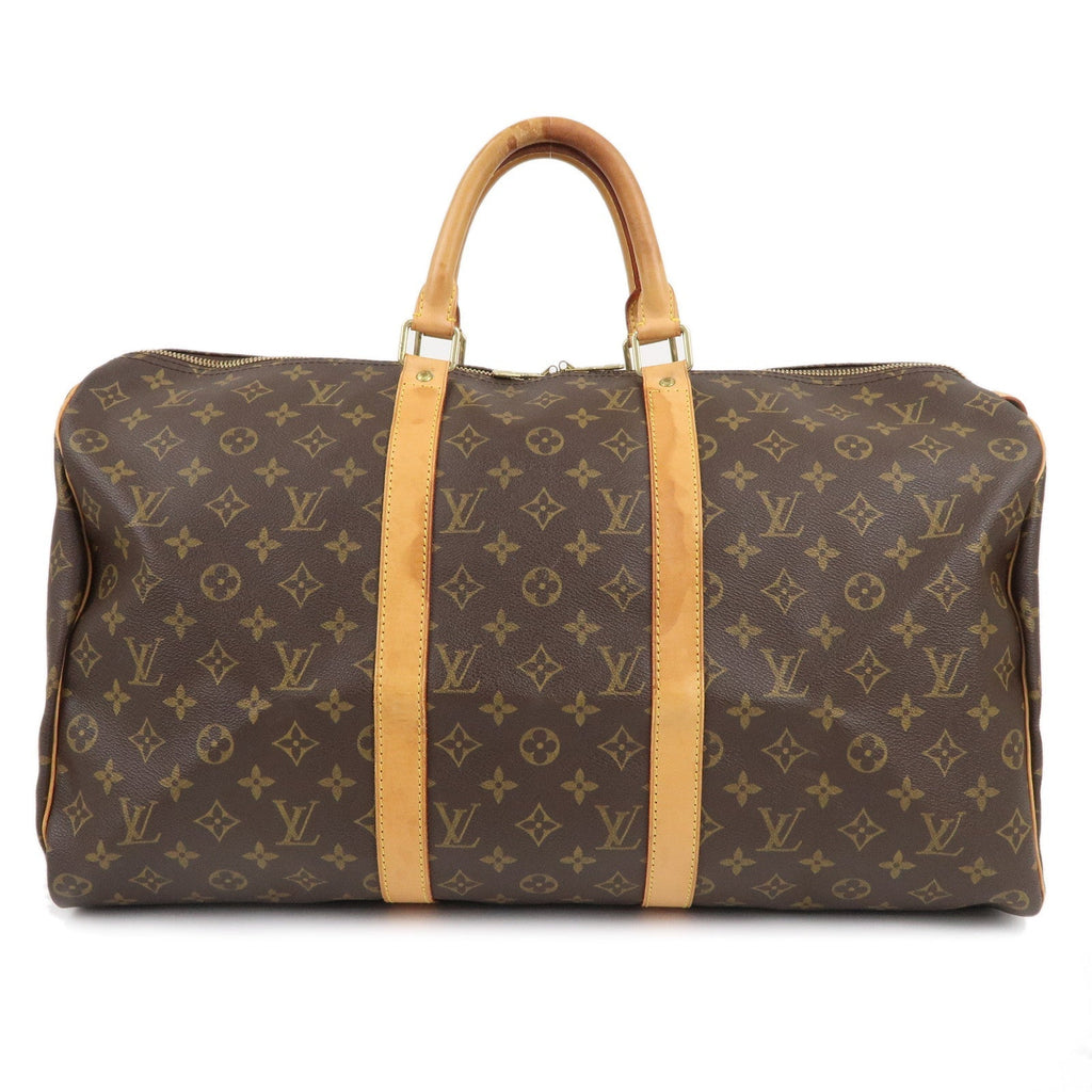Louis Vuitton Monogram Keep All 50 Bag Brown M41426