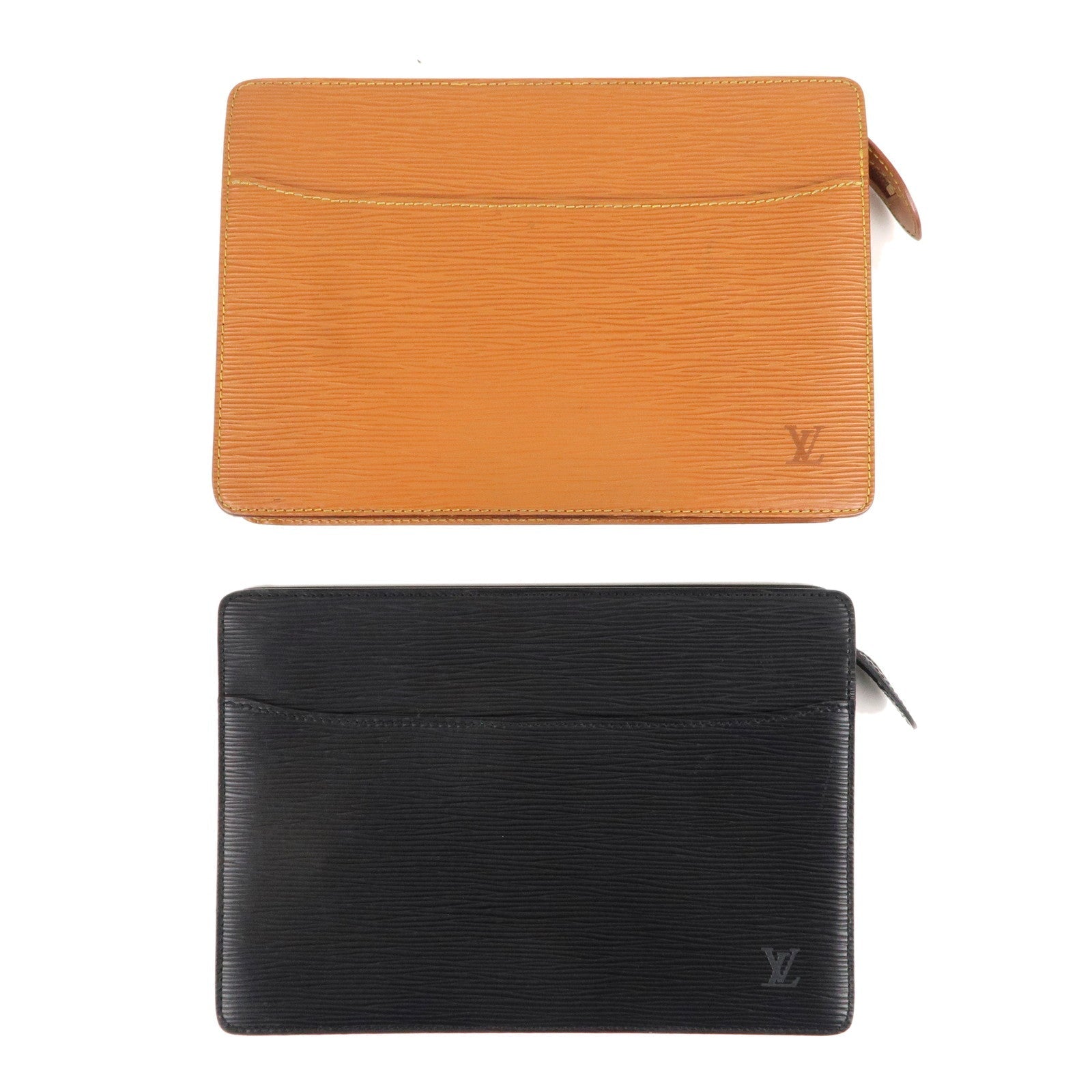 Louis Vuitton Set of 2 Epi Pochette Homme Clutch Bag M52528 M52522