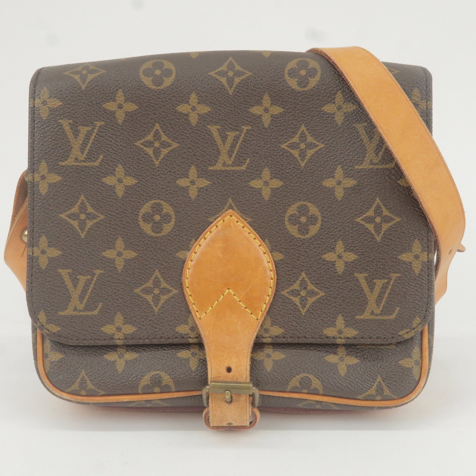 Louis Vuitton Monogram Cartouchiere 22 Shoulder Bag M51253