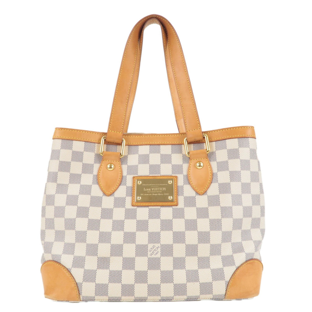 Louis Vuitton Damier Azur Hampstead PM Hand Bag Ivory N51207