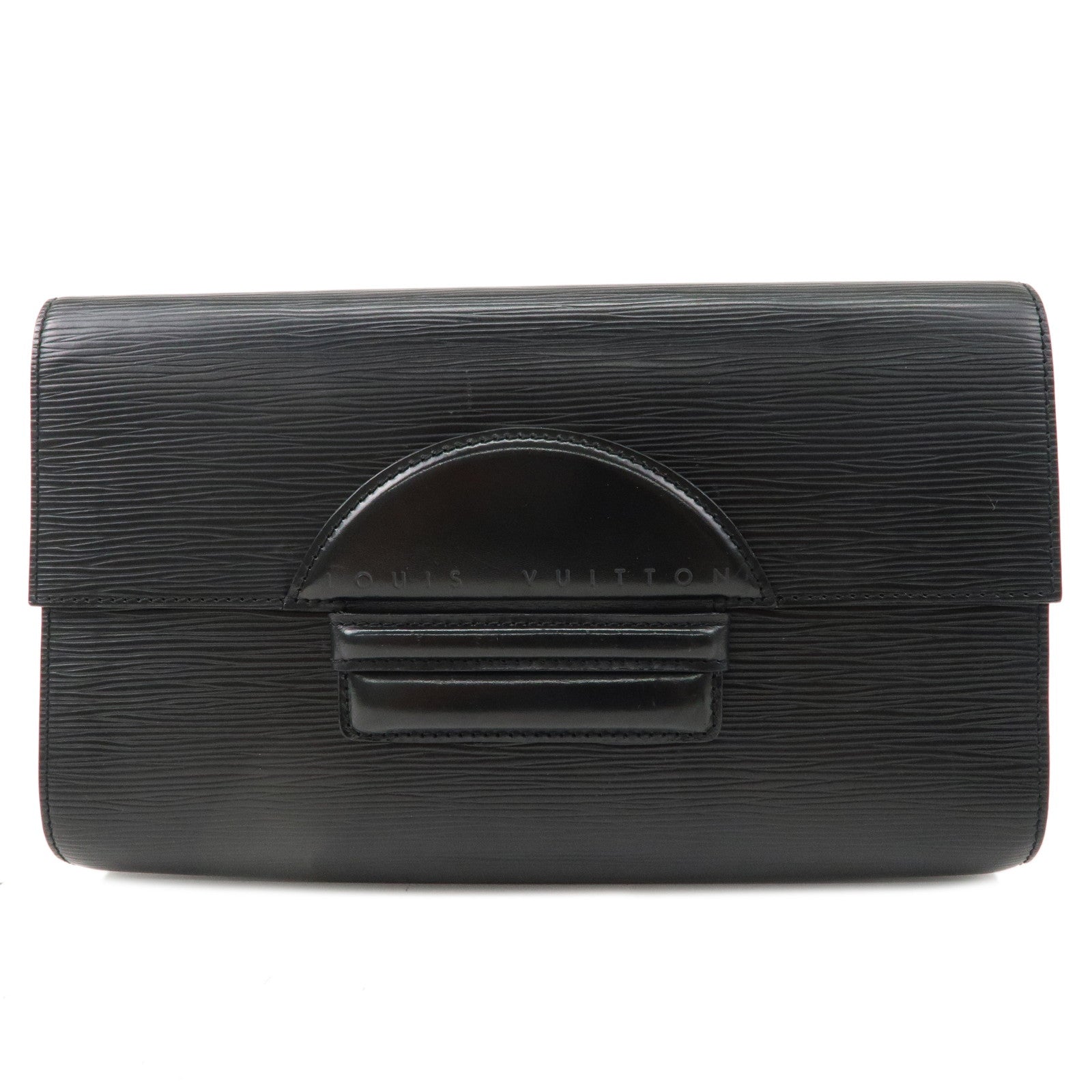 Louis Vuitton Epi Chaillot Clutch Bag Black M52542