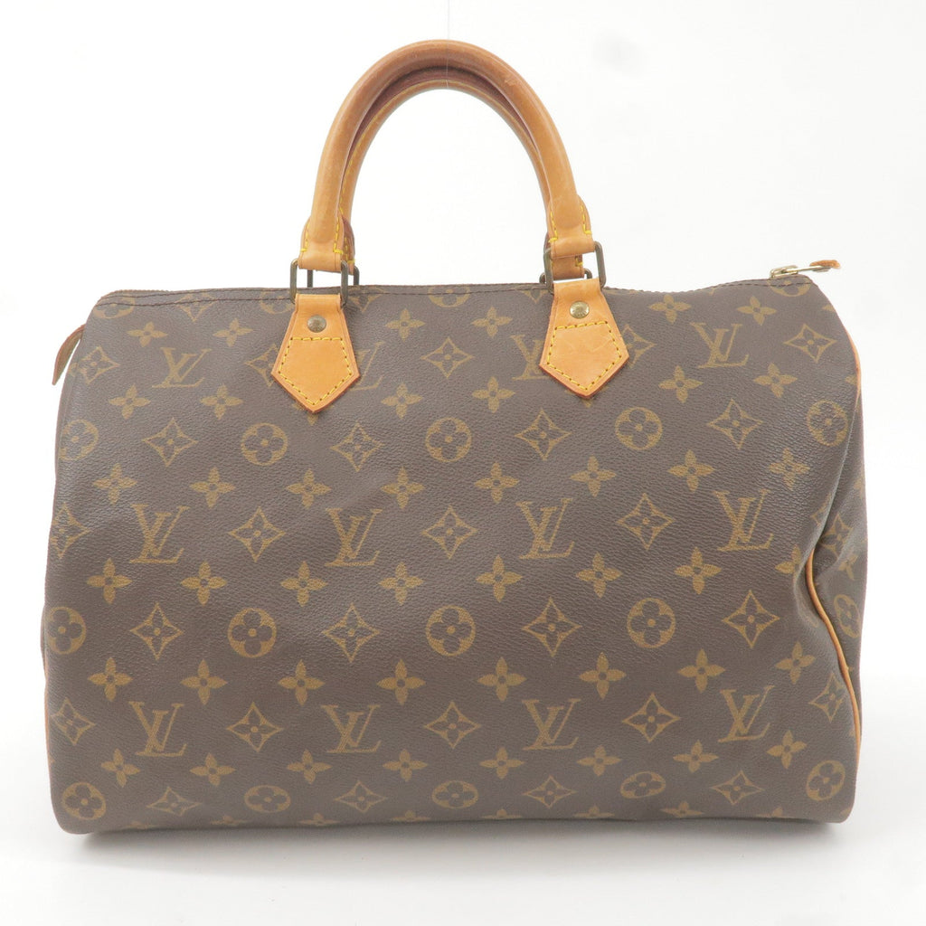 Louis Vuitton Monogram Speedy 35 Hand Bag Boston Bag M41524
