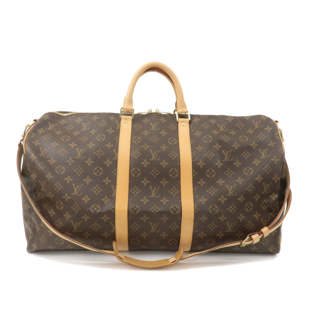Louis Vuitton Monogram Keep All Bandouliere 55 Boston Bag M41414