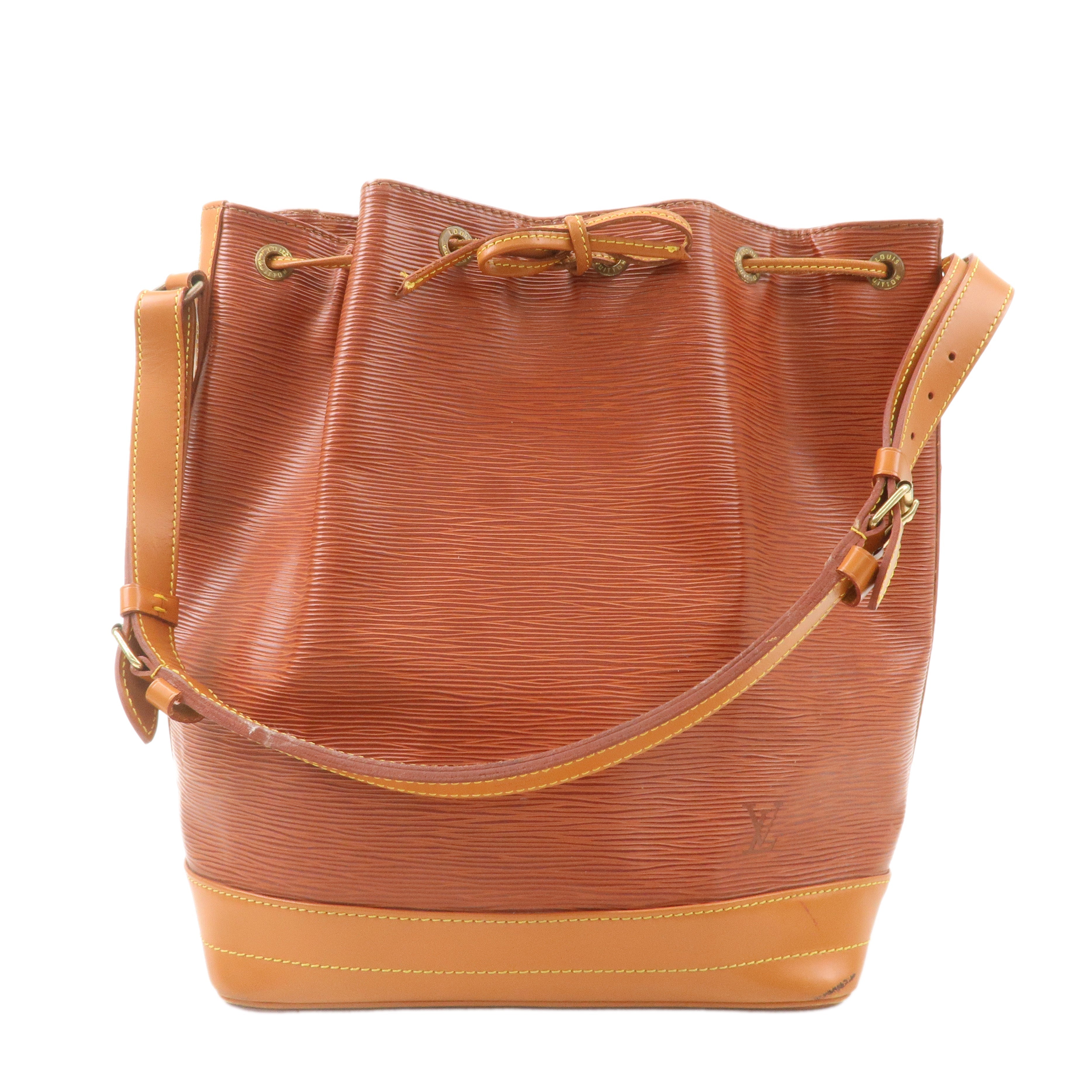 Louis Vuitton Epi Noe Bi-Color Shoulder Bag Kenya Brown M44028