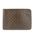 Louis Vuitton Monogram Porte Documents Clutch Bag M53456