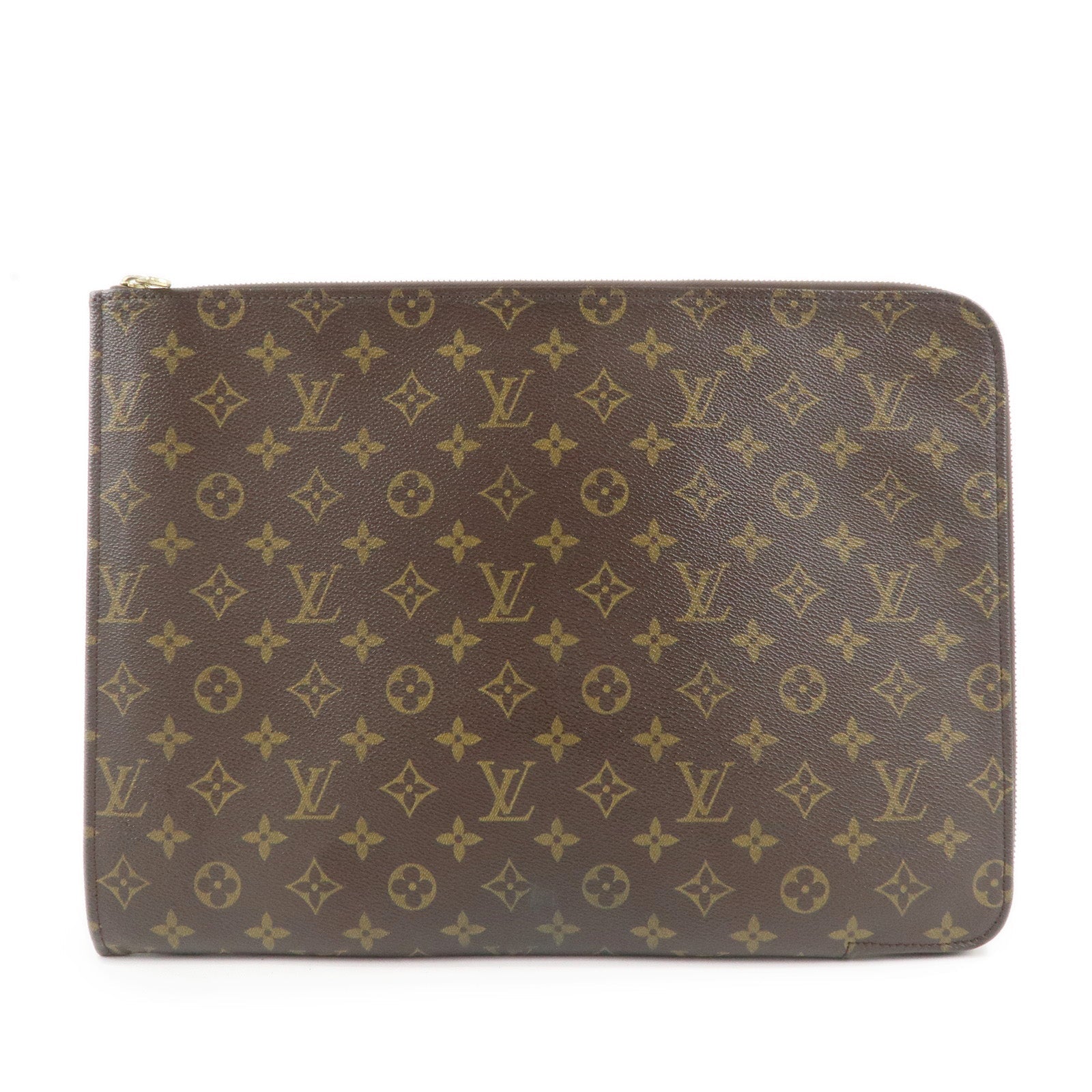 Louis Vuitton Monogram Porte Documents Clutch Bag M53456