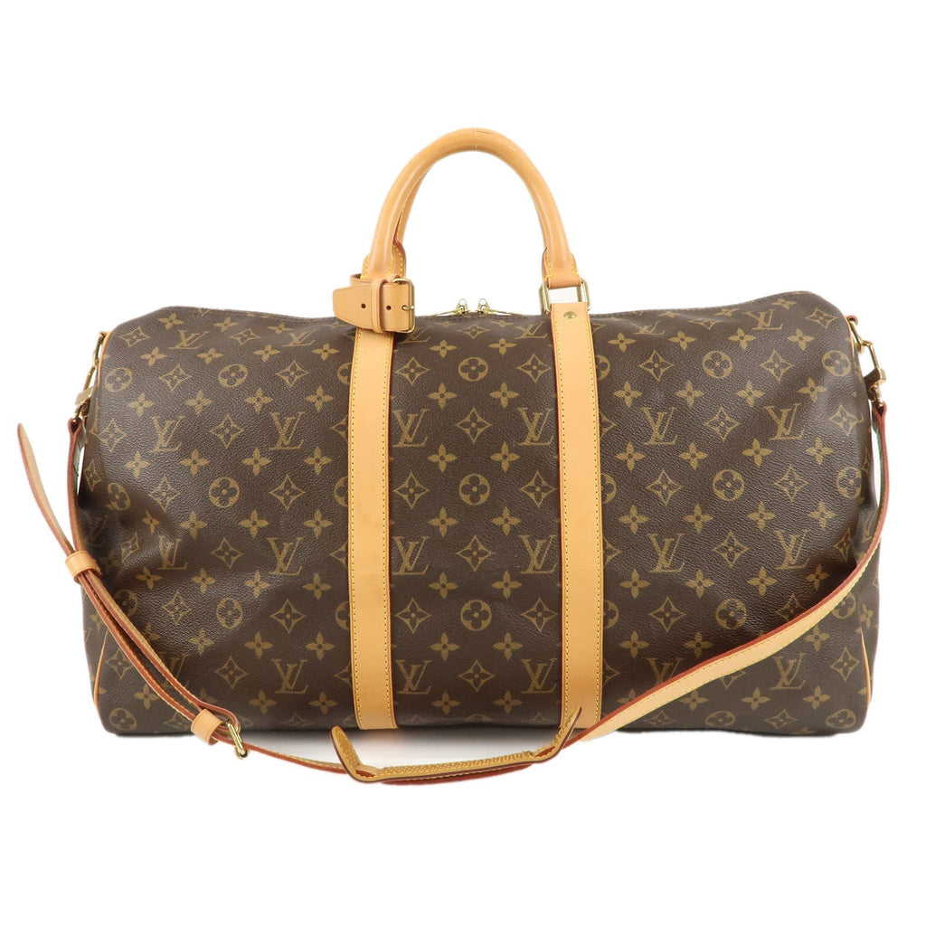 Louis Vuitton Monogram Keep All Bandouliere 50 Boston Bag M41416