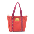 Louis Vuitton Antigua Cabas MM Tote Bag Hand Bag Rouge M40034