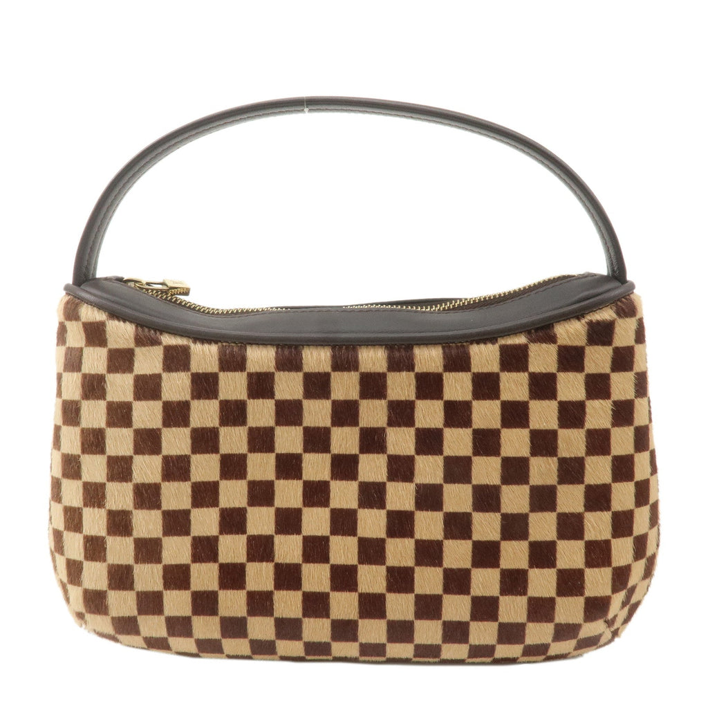 Louis Vuitton Damier Sauvage Tiger Hand Bag Brown M92132