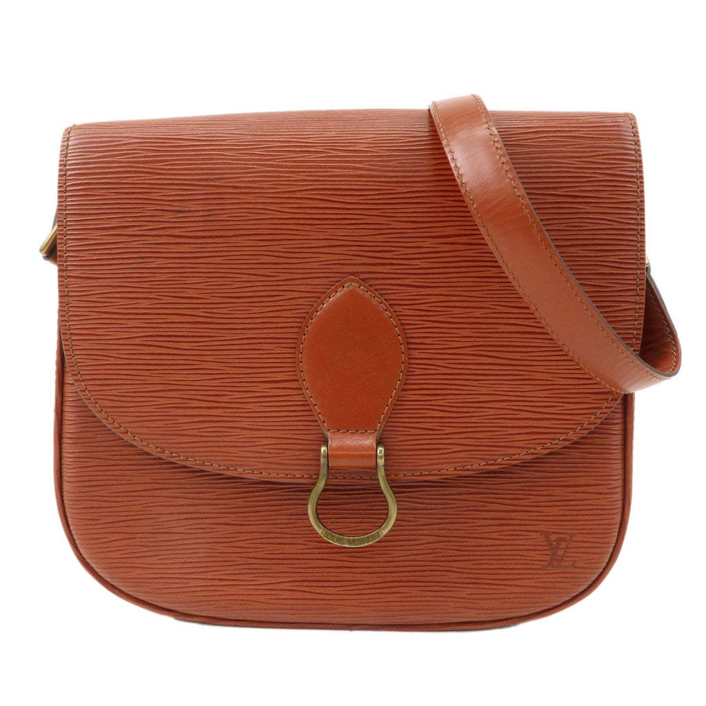 Louis Vuitton Epi Saint Cloud Shoulder Bag Kenya Brown M52193