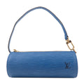 Louis Vuitton Epi Pouch For Soufflot Hand Bag Toledo Blue